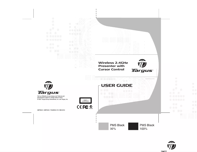 Image de la première page du manuel de l'appareil AMP06US