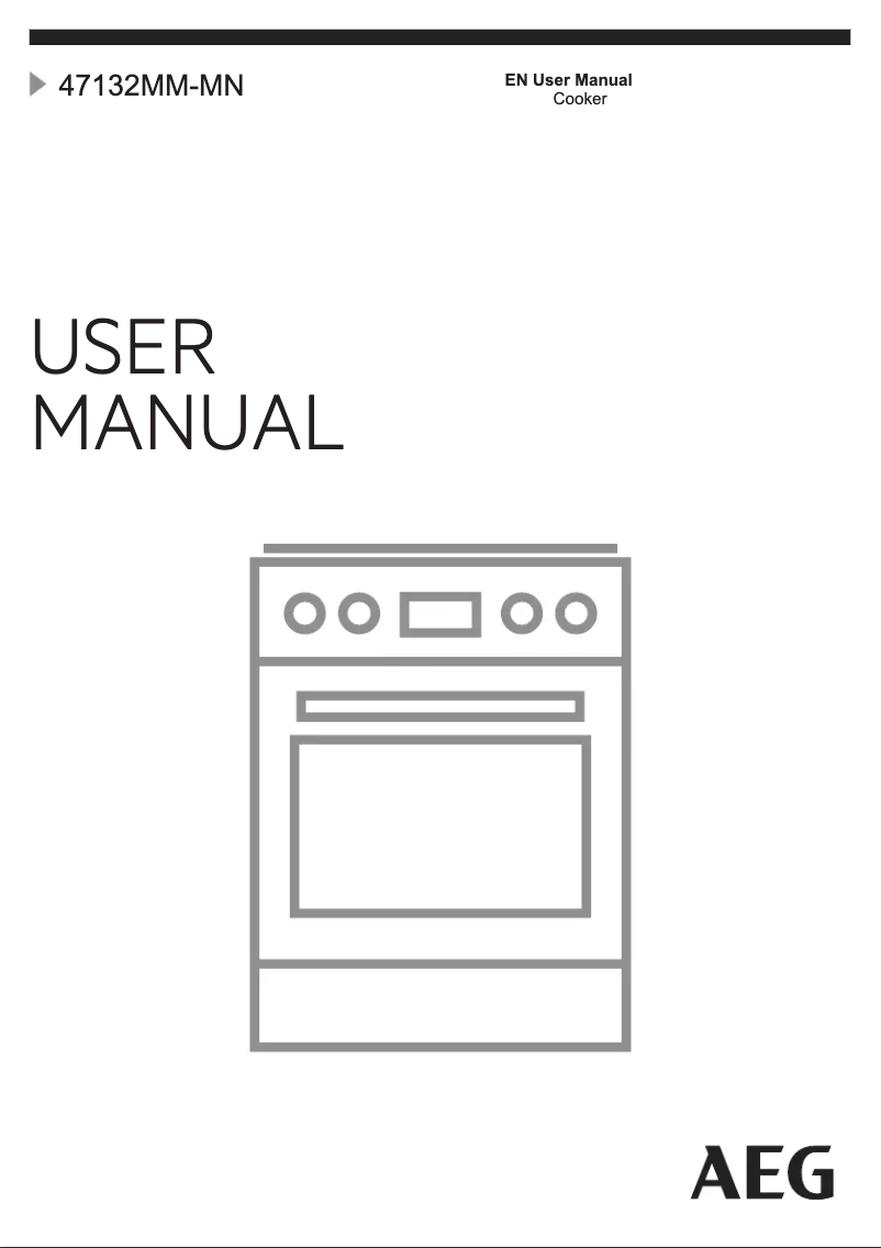 Page 1 of the manual User Manual AEG 47132MM-MN