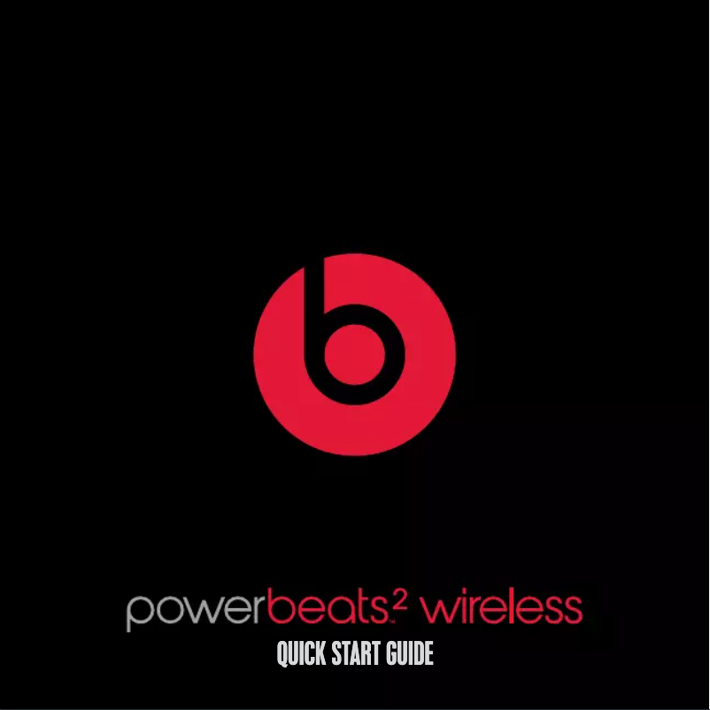 Page 1 of the manual User Manual Beats PowerBeats2