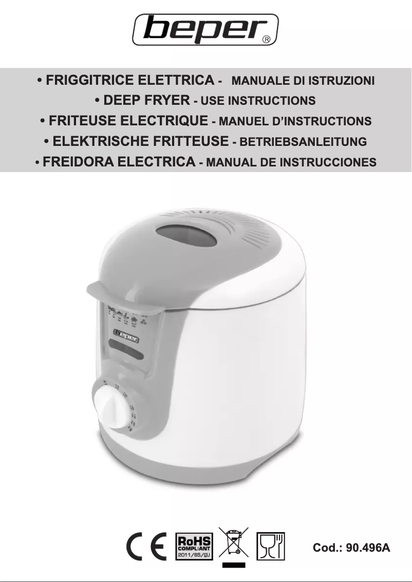 First page image of the manual for 90.496A