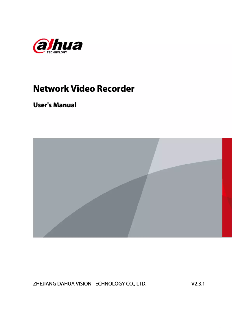 First page image of the manual for NVR4816-4KS2