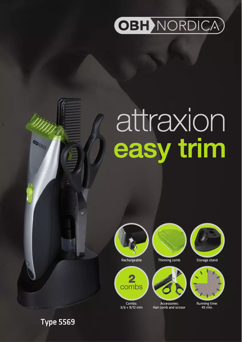 First page image of the manual for AttraXion Easy Trim 5569