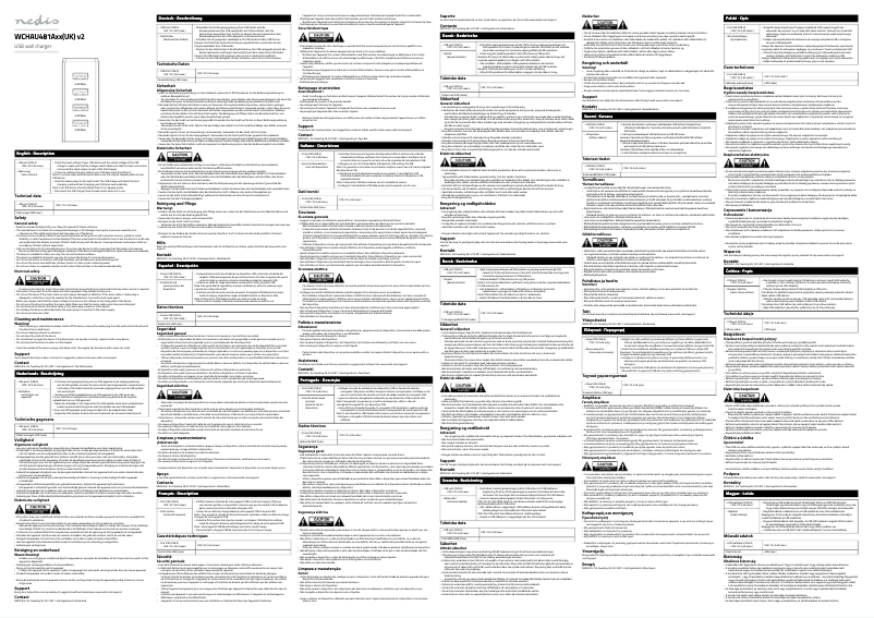 First page image of the manual for WCHAU481AWT