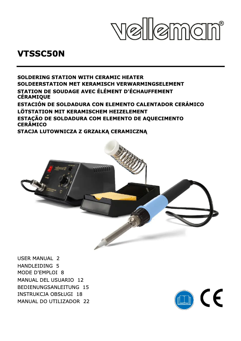 Image de la première page du manuel de l'appareil VTSSC50N