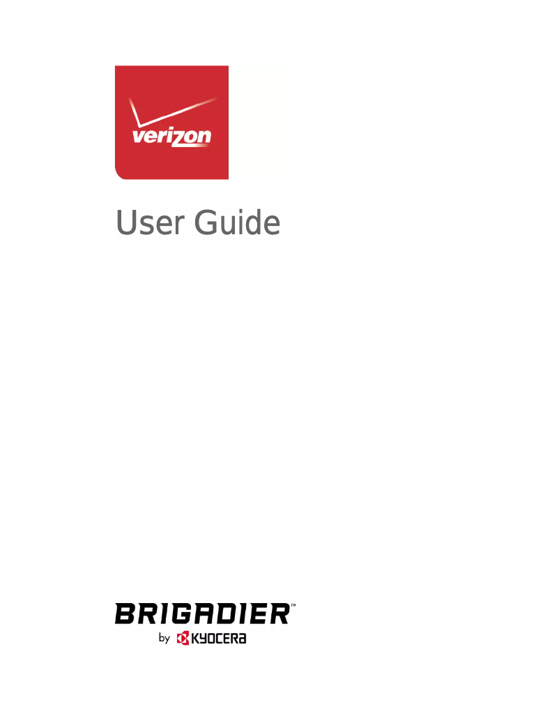 First page image of the manual for Brigadier E6782