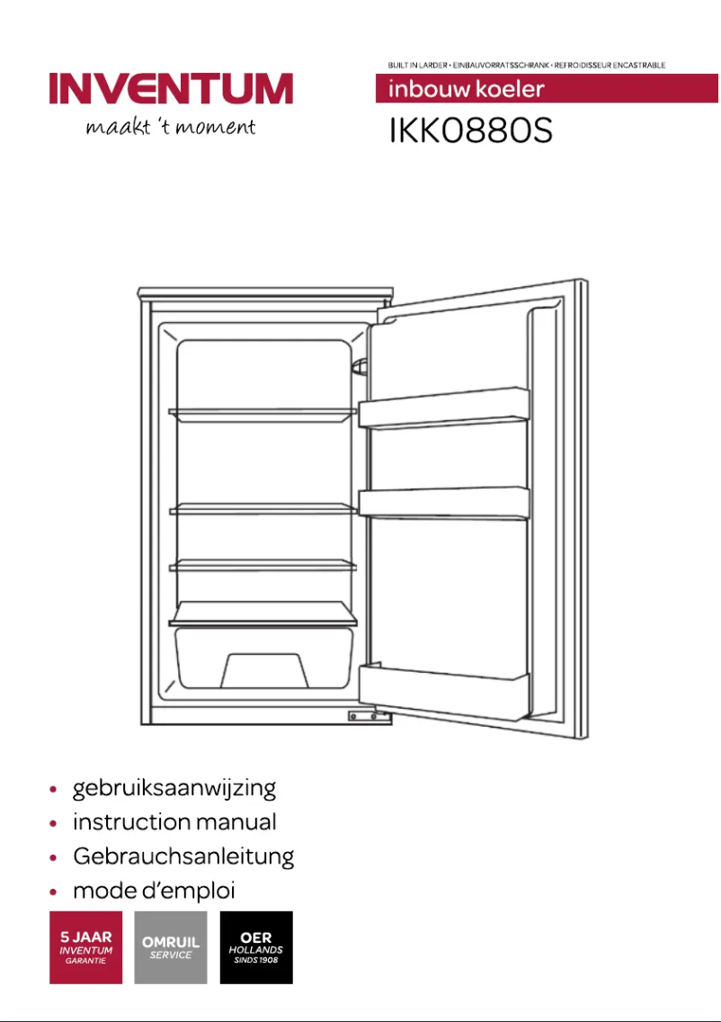 First page image of the manual for IKK0880S