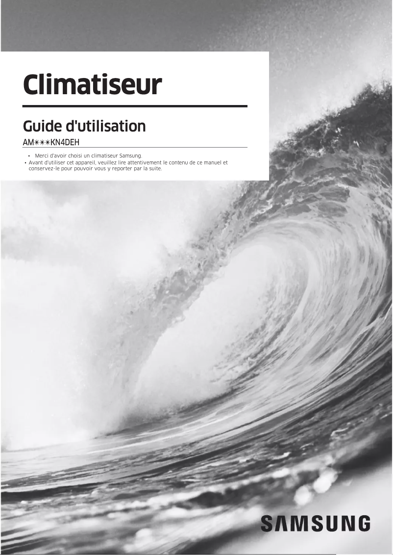 First page image of the manual for AM090KN4DEH