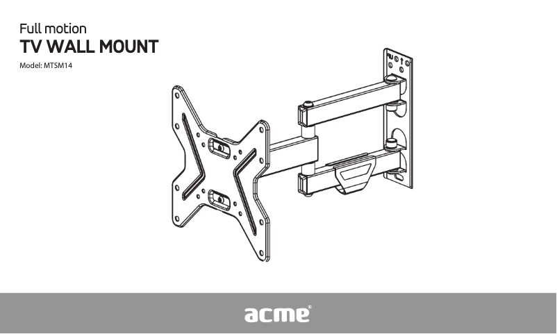 Image de la première page du manuel de l'appareil MTSM14
