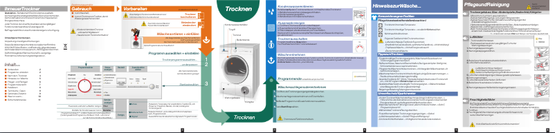 Page 1 of the manual User Manual Siemens WT46E3FF