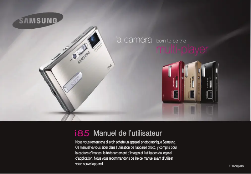 First page image of the manual for I85