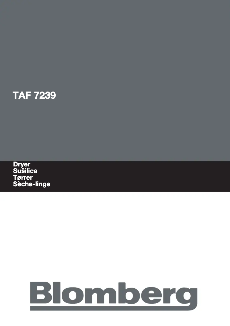 First page image of the manual for TAF 7239