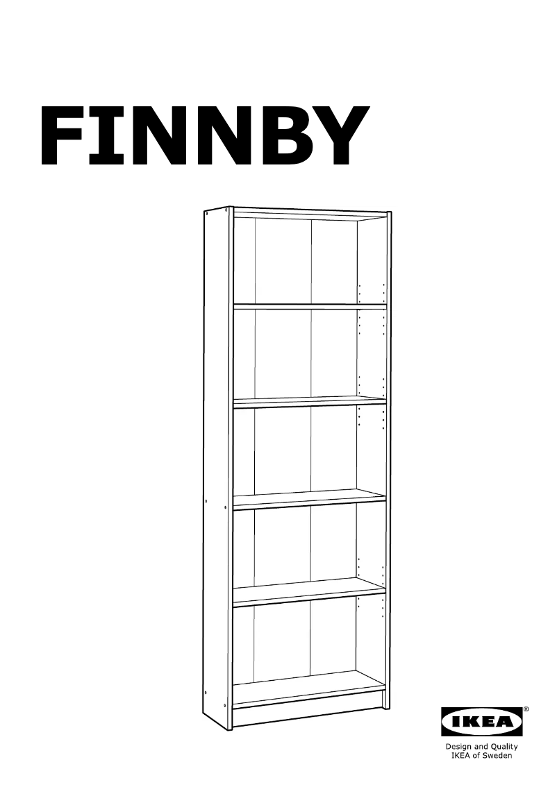 First page image of the manual for FINNBY
