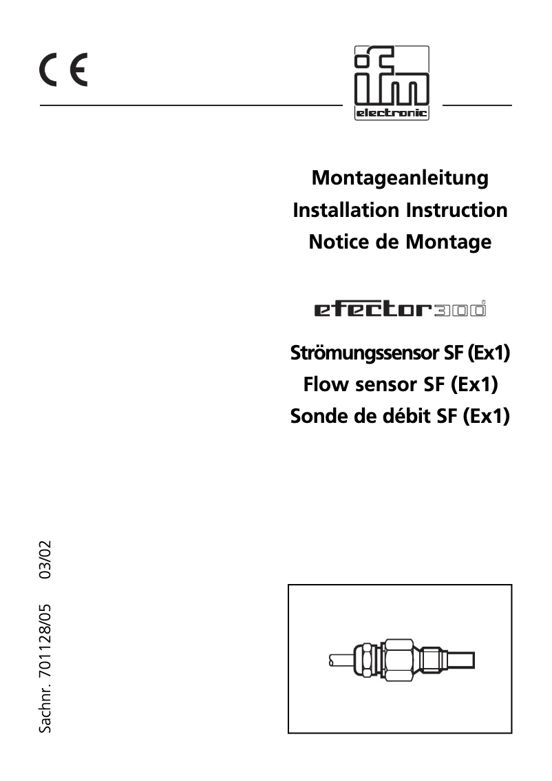 First page image of the manual for SF0707
