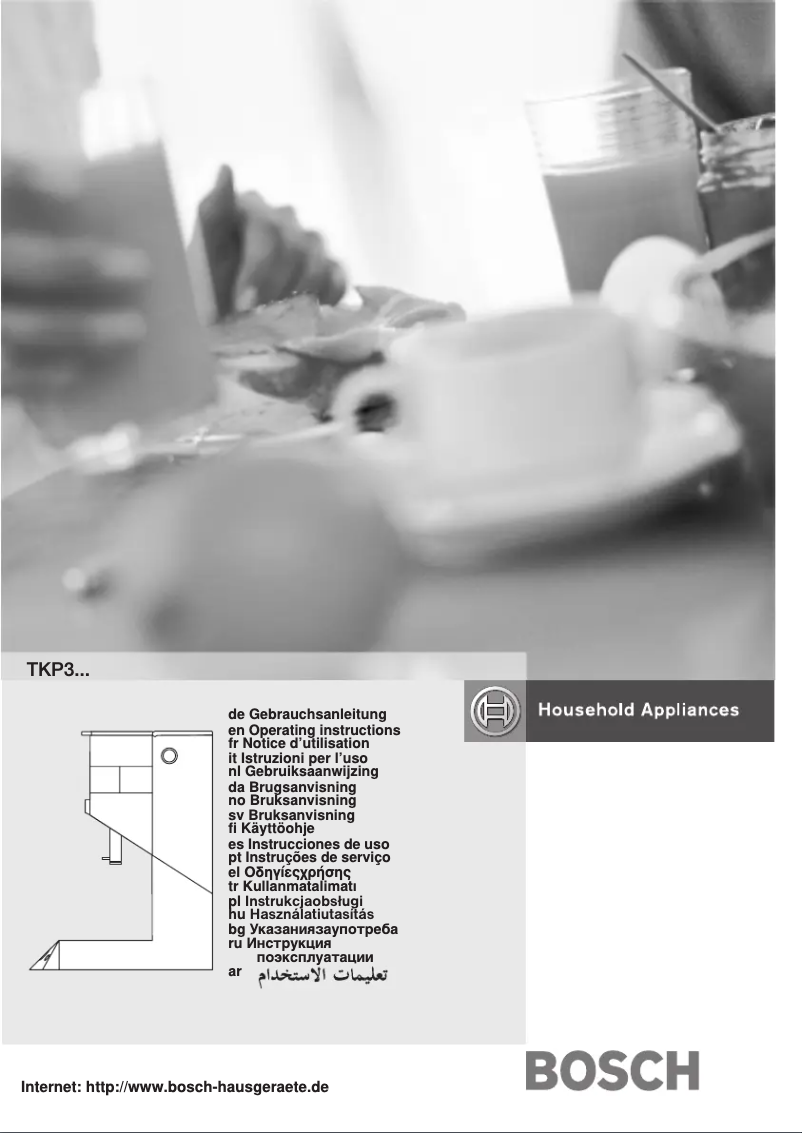 Page 1 of the manual User Manual Bosch TKP3027FR