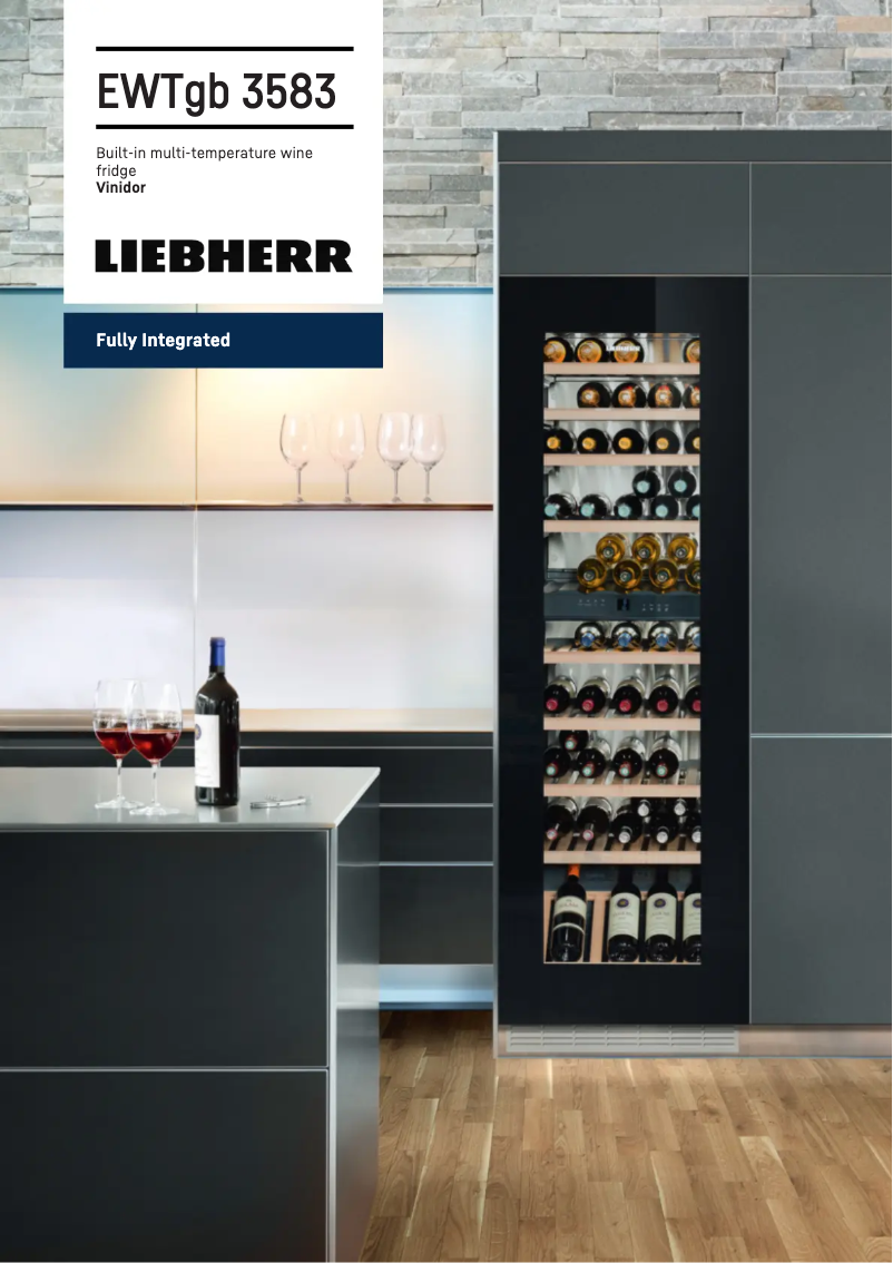 Page 1 of the manual Technical Sheet Liebherr EWTgb 3583