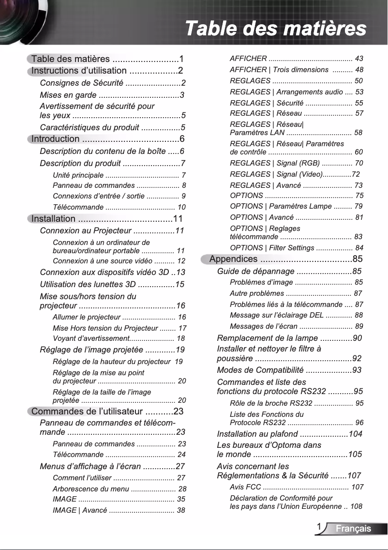 First page image of the manual for W319USTIRE