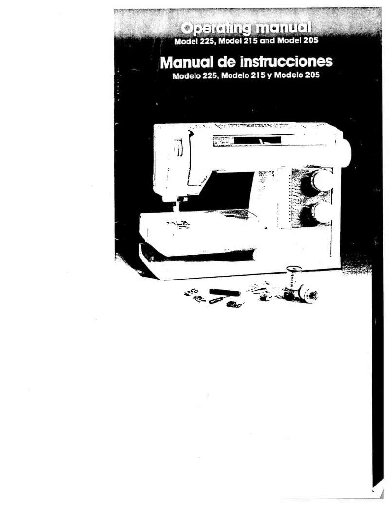 First page image of the manual for 205