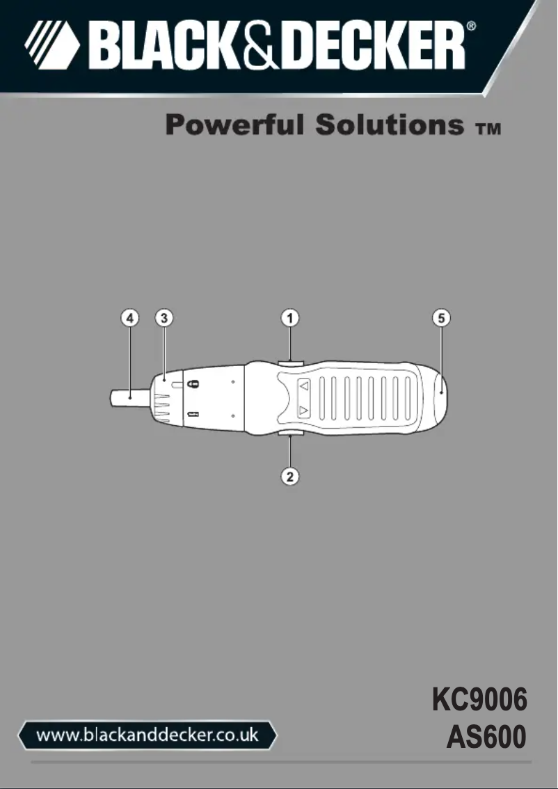 First page image of the manual for KC9006