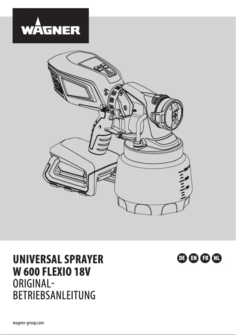 First page image of the manual for W 600 FLEXIO 18V