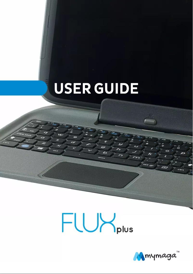 First page image of the manual for FLUXplus