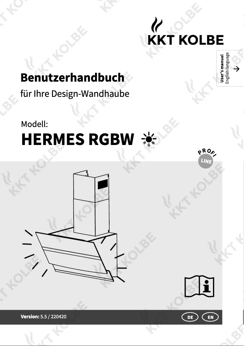 First page image of the manual for HERMES807WM