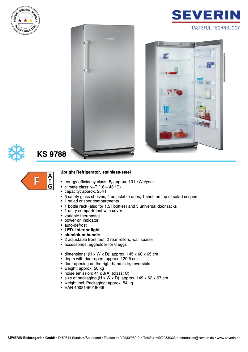 First page image of the manual for KS 9788