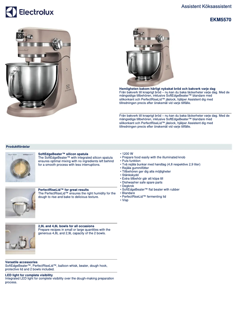 First page image of the manual for EKM5570