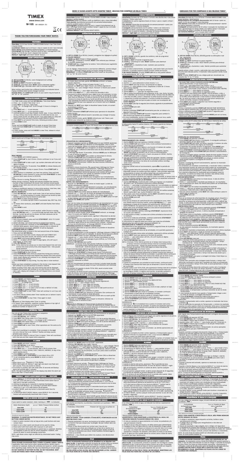 First page image of the manual for TW5K86000