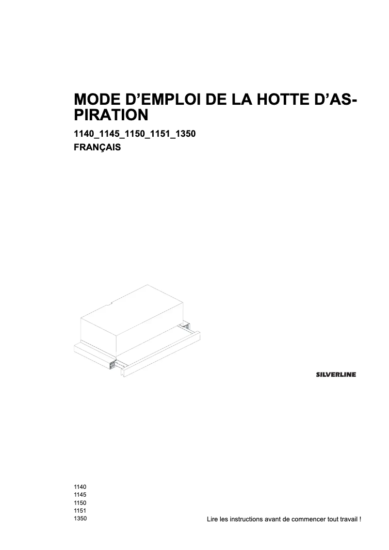 First page image of the manual for RHT 9324/1 IN