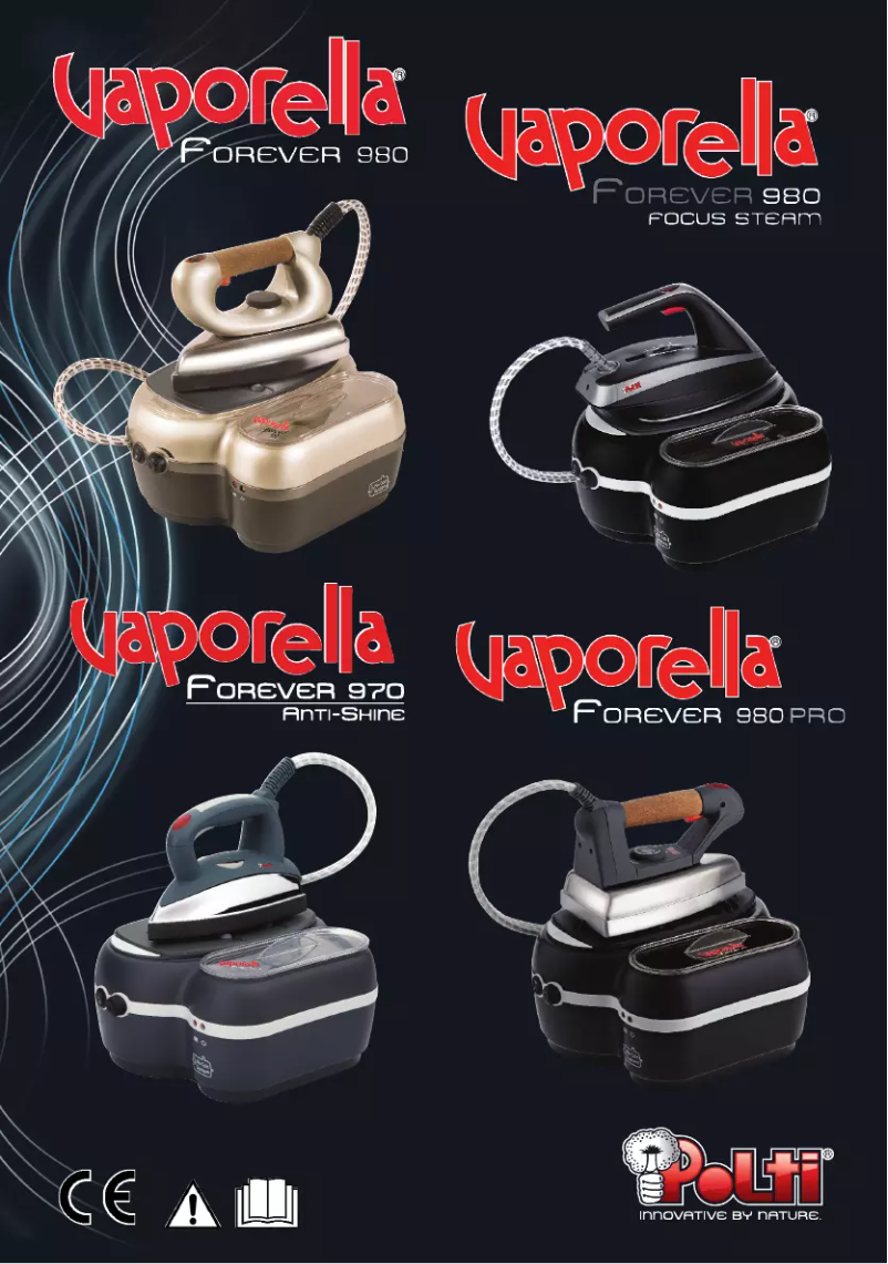 First page image of the manual for Vaporella Forever 980