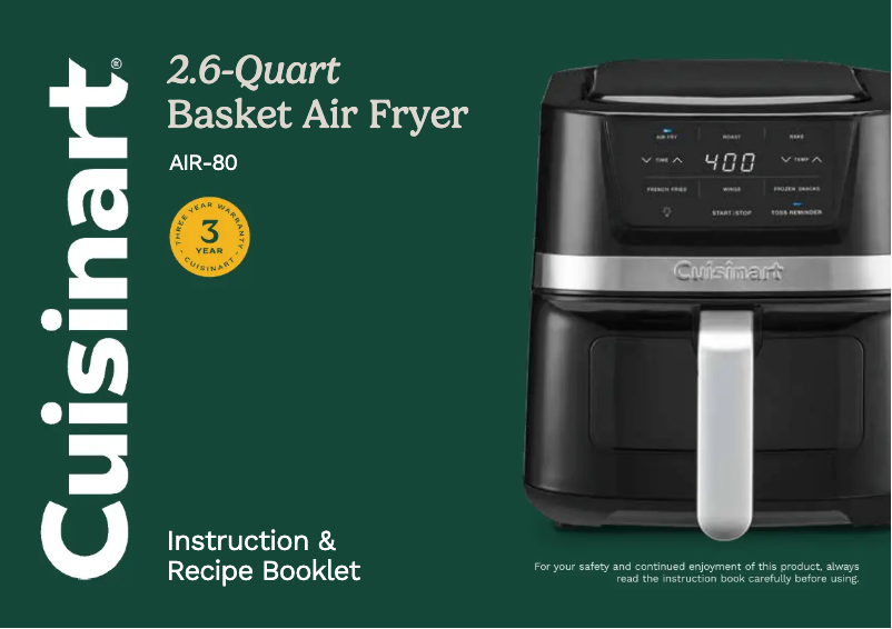 First page image of the manual for AIR-80