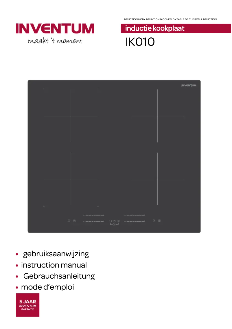 First page image of the manual for IK010