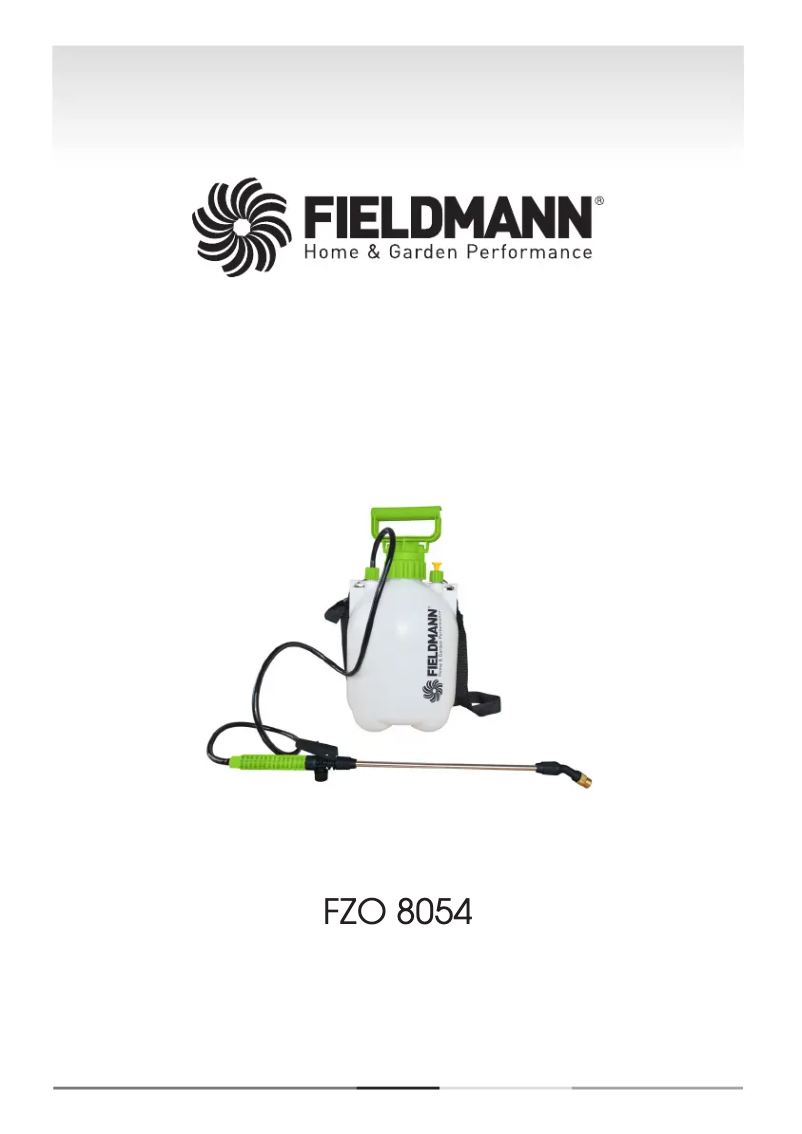 Page 1 of the manual User Manual Fieldmann FZO 8054