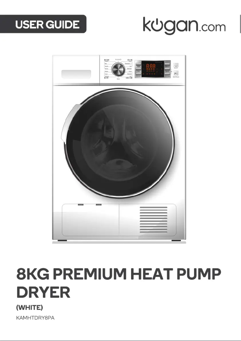 Page 1 of the manual User Manual Kogan KAMHTDRY8PA