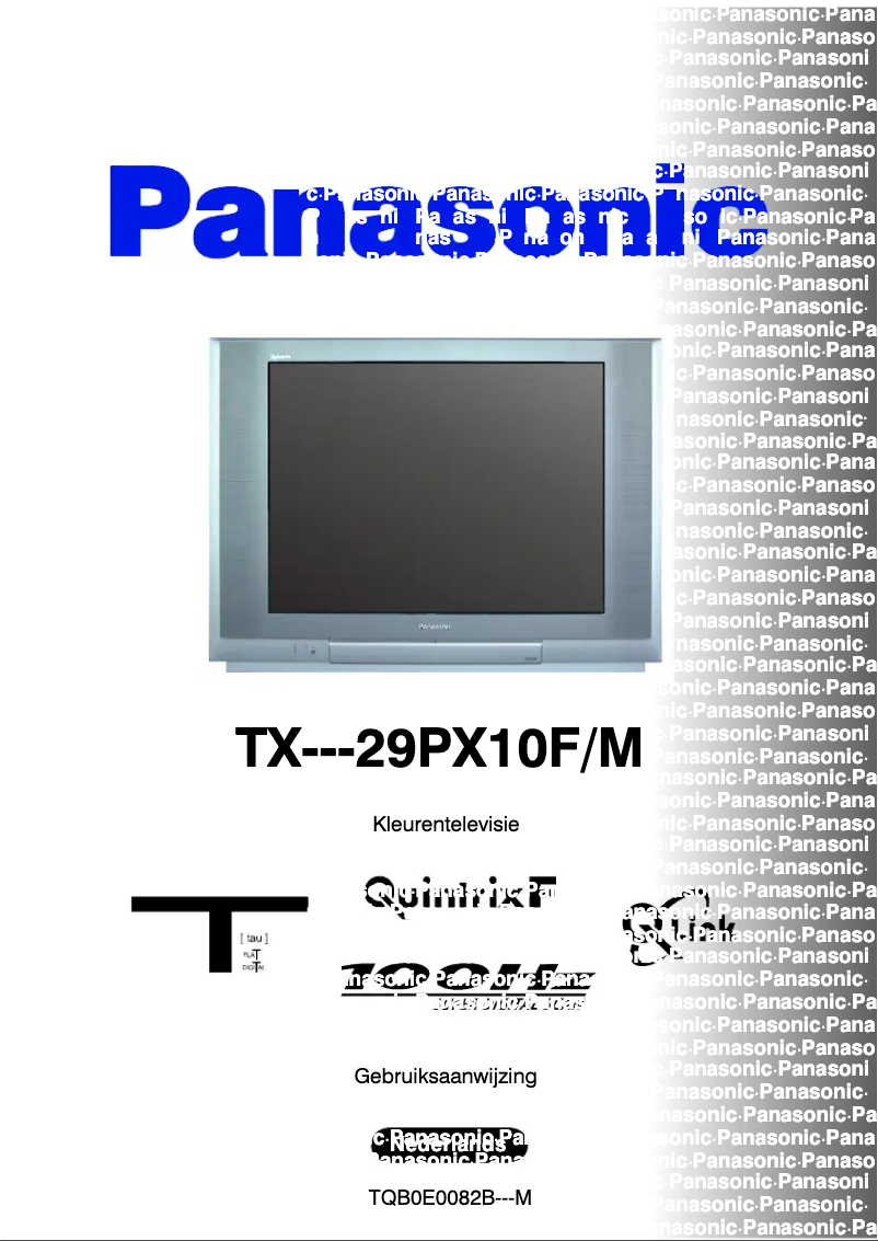 First page image of the manual for TX-29PX10FM