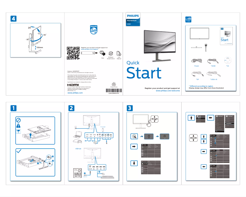 First page image of the manual for Momentum 325M1