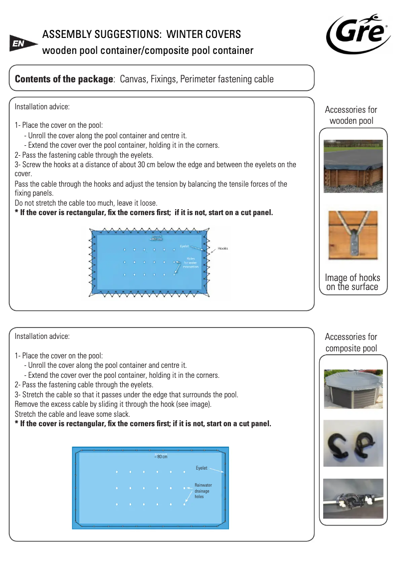 Page 1 of the manual User Manual Gre CI790210