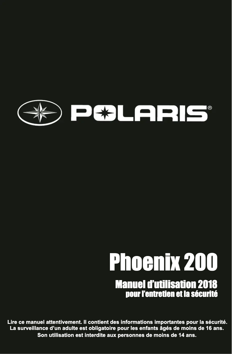 First page image of the manual for Phoenix 200 (2018)