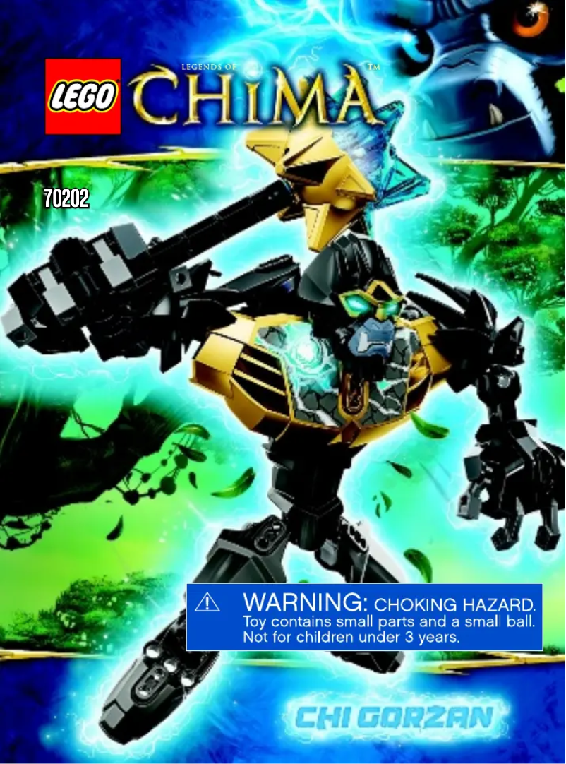 First page image of the manual for Chima 70202