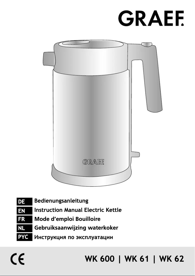 Image de la première page du manuel de l'appareil WK 62