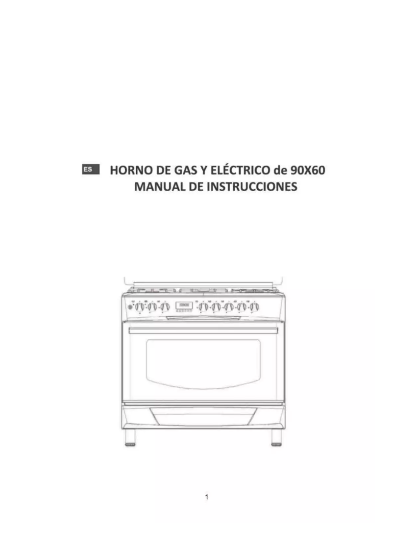 First page image of the manual for 966 GHG INOX