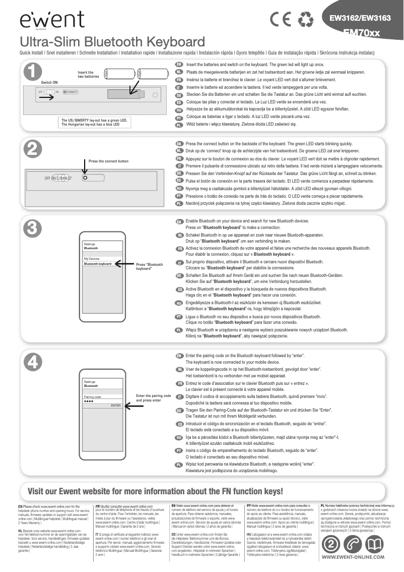 Page 1 de la notice Manuel utilisateur Ewent EW3163