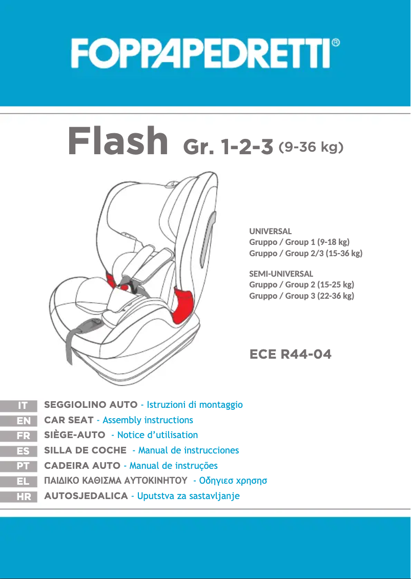 First page image of the manual for Flash