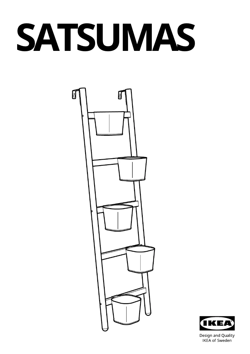 First page image of the manual for SATSUMAS 002.949.60