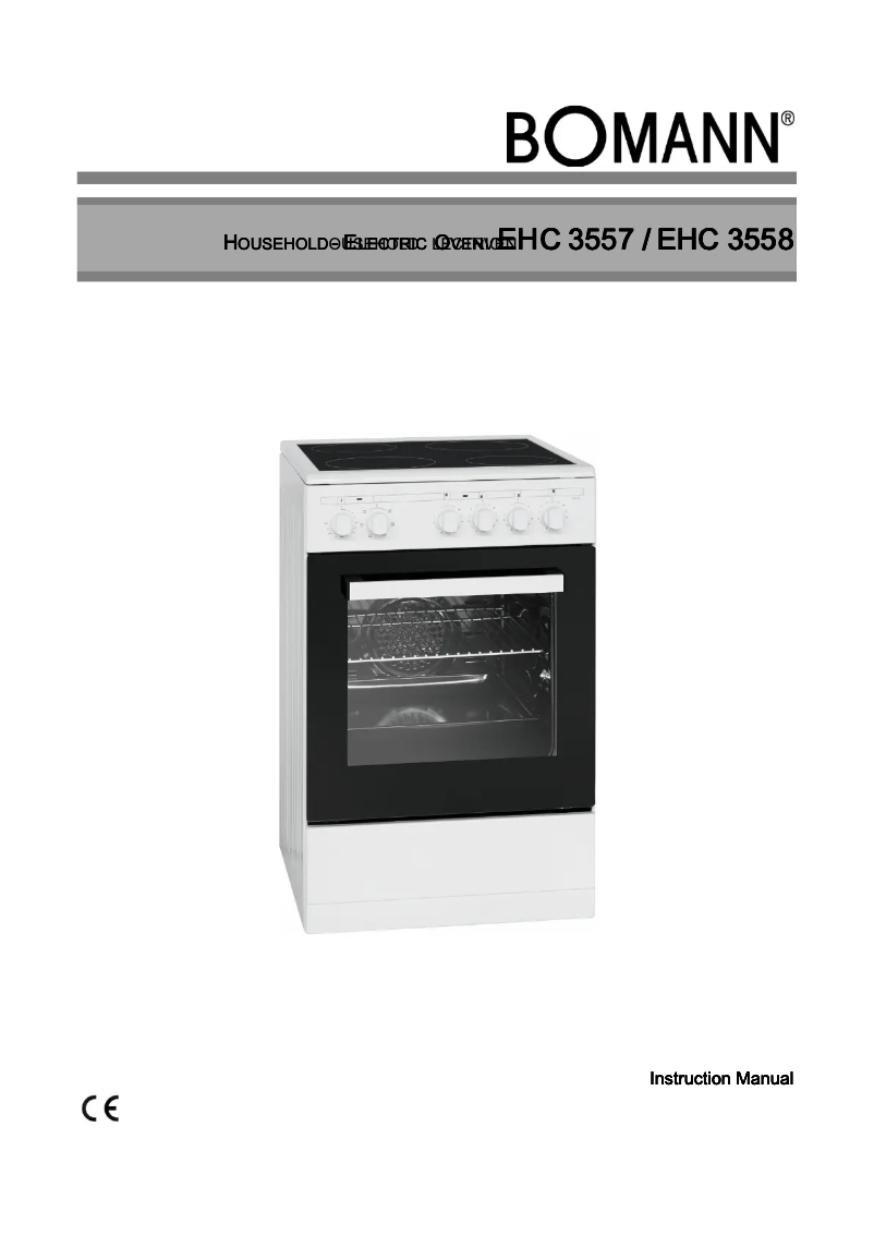 First page image of the manual for EHC 3558