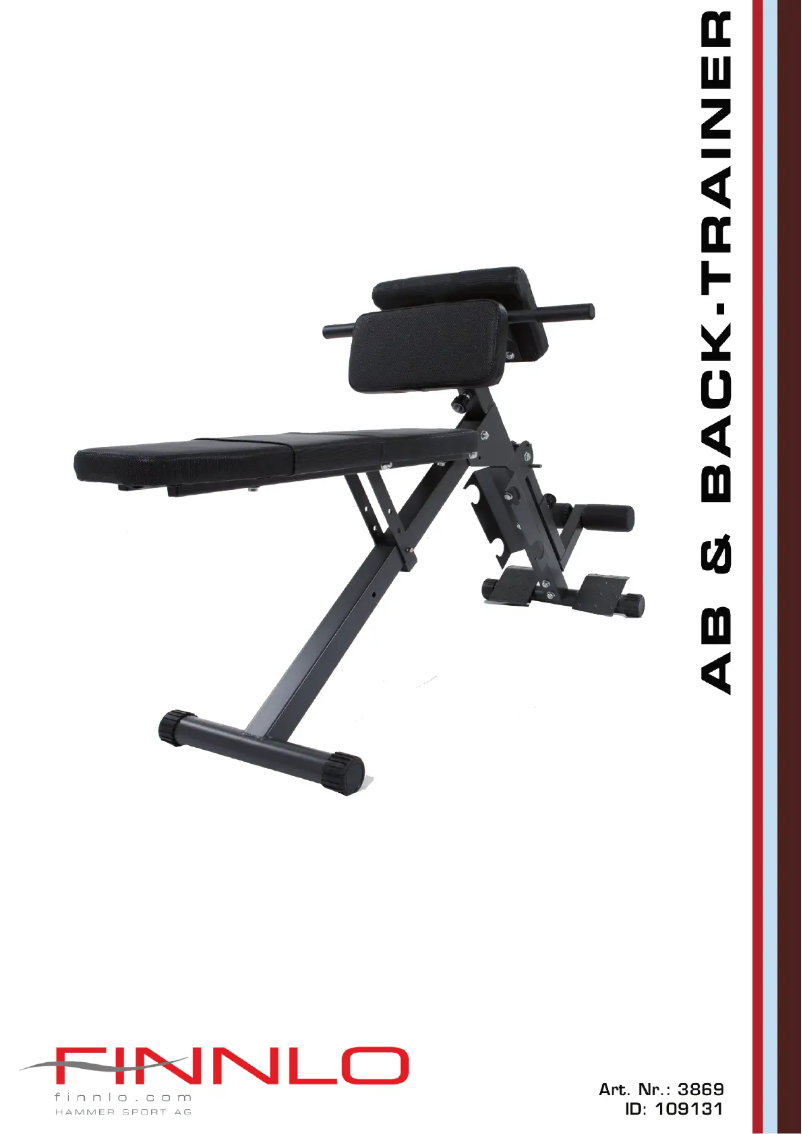 First page image of the manual for Ab&Back