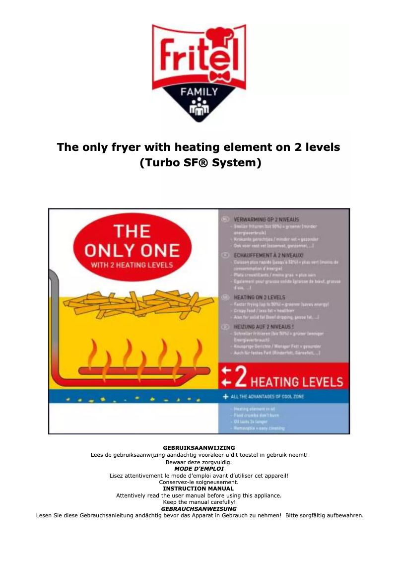 Page 1 of the manual User Manual Fritel Turbo SF 4145