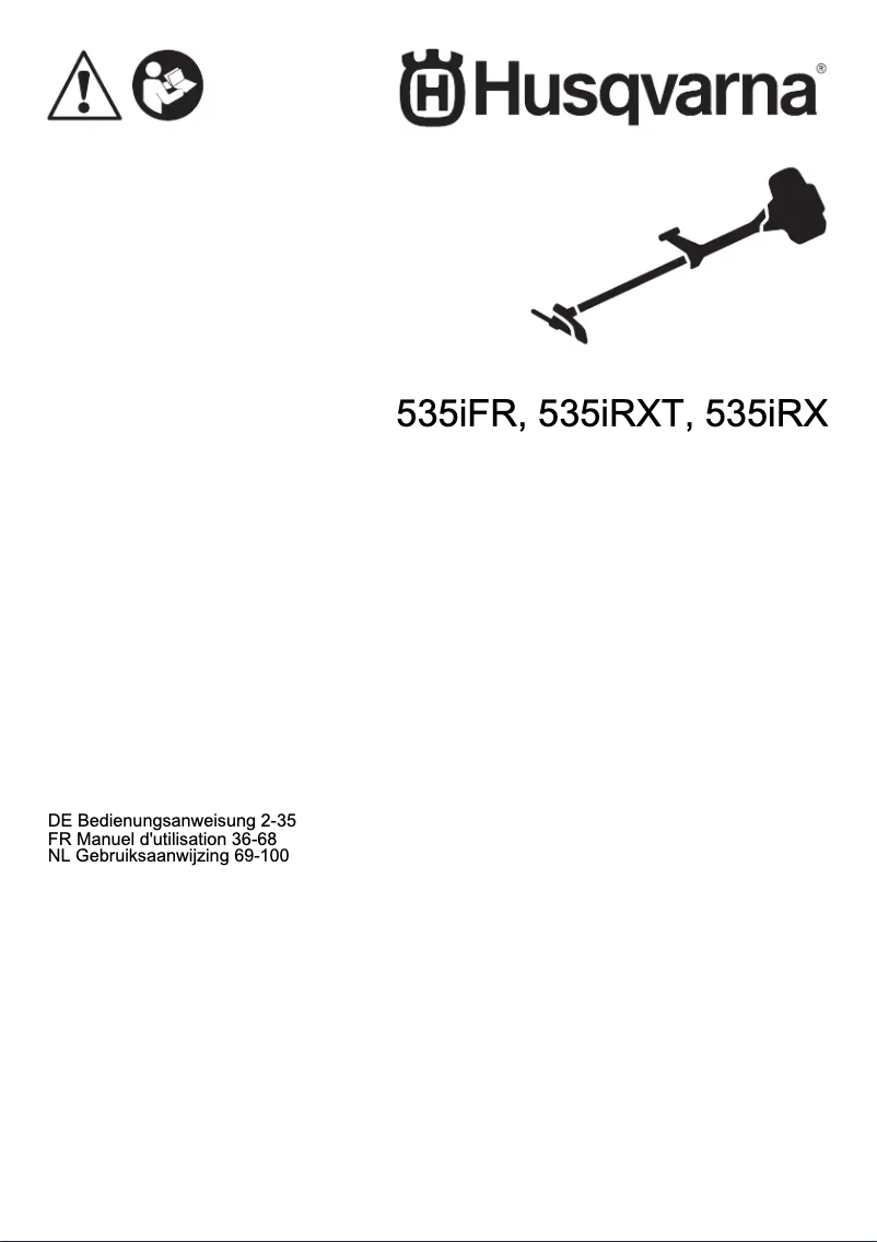 First page image of the manual for 535iFR