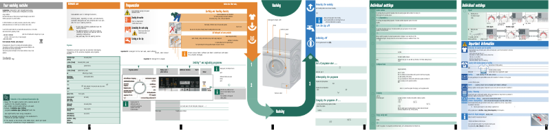 Page 1 of the manual User Manual Siemens WM12Q410EE