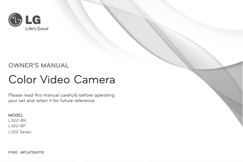 Page 1 of the manual User Manual LG L322-BP